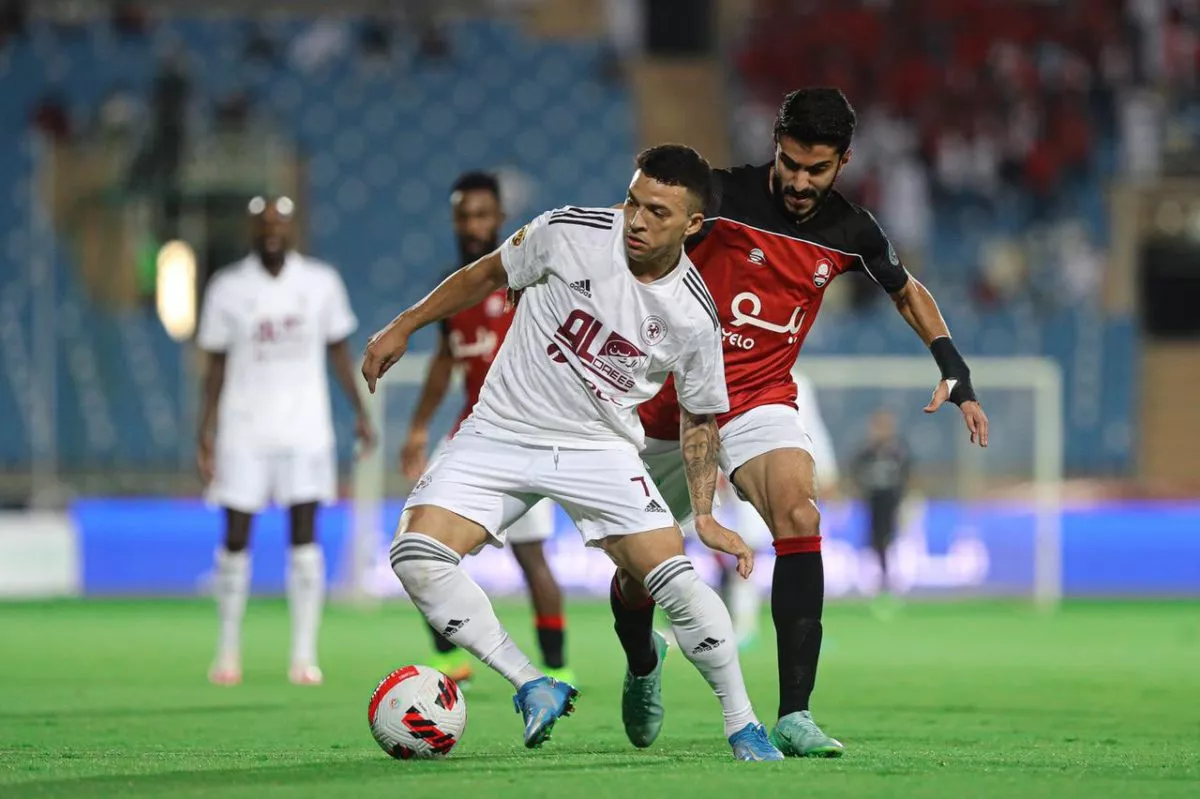 مباراة الرائد وضمك