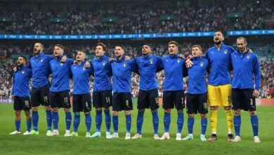 موعد مباراة إيطاليا وإنجلترا