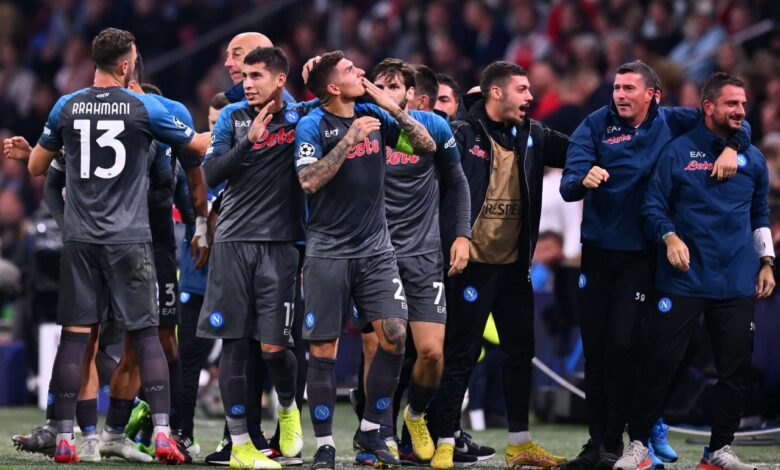 موعد وتفاصيل مباراة نابولي وأياكس اليوم 12-10-2022 في دوري أبطال أوروبا موعد وتفاصيل مباراة نابولي وأياكس اليوم 12-10-2022 في دوري أبطال أوروبا