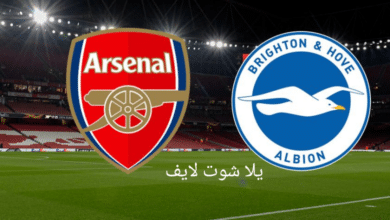 مشاهدة مباراة أرسنال أمام برايتون في الدوري الإنجليزي 14/5/2023