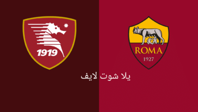 مشاهدة مباراة روما أمام ساليرنيتانا اليوم 22/5/2023 في الدوري الإيطالي