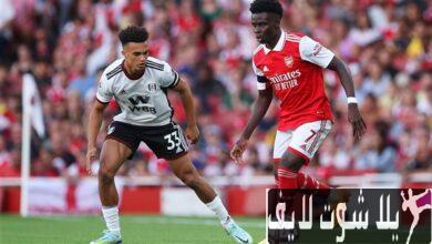 موعد مباراة آرسنال أمام فولهام في الدوري الانجليزي اليوم 26/8/2023