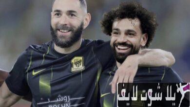 تطورات جديدة في احتمال انتقال محمد صلاح إلى الاتحاد بسبب كريم بنزيما