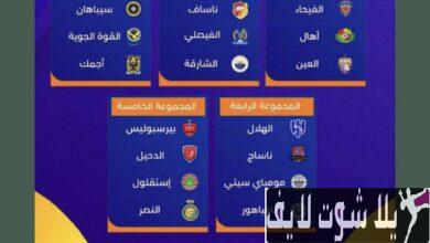 قرعة دوري أبطال آسيا تسفر عن مجموعات نارية وصدام قطري سعودي مثير