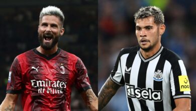 موعد مباراة نيوكاسل يونايتد أمام ميلان في دوري أبطال أوروبا