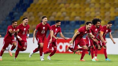 مباراة نهائي كأس آسيا بين منتخب الأردن ومنتخب قطر